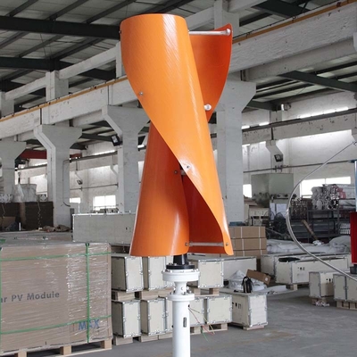 IP54 सर्पिल विंड टर्बाइन 12V 24V 400W वर्टिकल विंड जेनरेटर