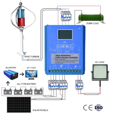 24V 48V 100Ah ऑफ ग्रिड इलेक्ट्रिकल सिस्टम 200Ah 300Ah रिमोट मॉनिटरिंग
