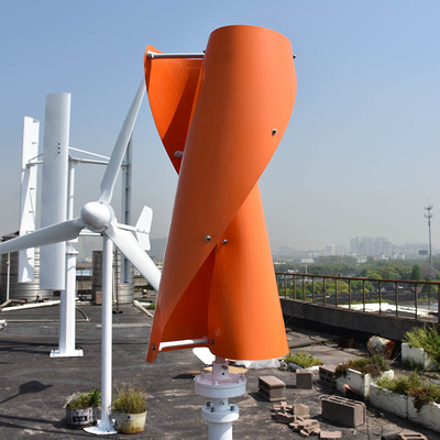 कम हवा की गति के लिए ऑफ ग्रिड सर्पिल विंड टर्बाइन 24V 400W विंड टर्बाइन