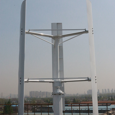 2000w एच वर्टिकल विंड टर्बाइन 5kw घरेलू उपयोग के लिए तीन चरण स्थायी