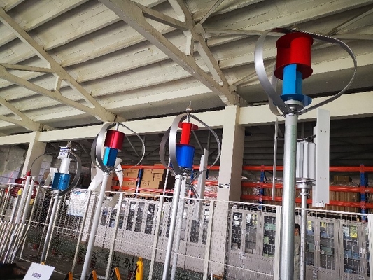 220V क्यू विंड टर्बाइन 10KW तीन चरण स्थायी चुंबक जेनरेटर 3 ब्लेड