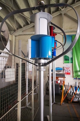 वैकल्पिक ऊर्जा क्यू विंड टर्बाइन 96V 5KW स्थायी चुंबक विंड टर्बाइन 3Ph एल्यूमीनियम मिश्र धातु ब्लेड